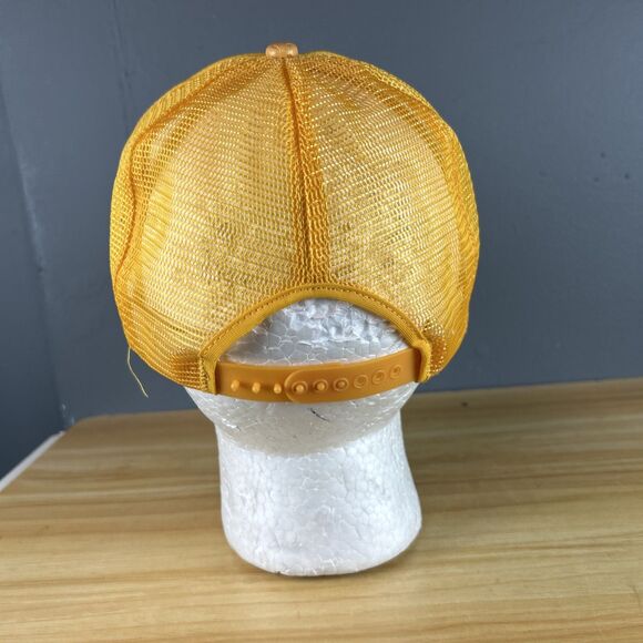 Hayes Masonry Trucker Hat Snapback Adjustable Cap Yellow - Picture 4 of 7